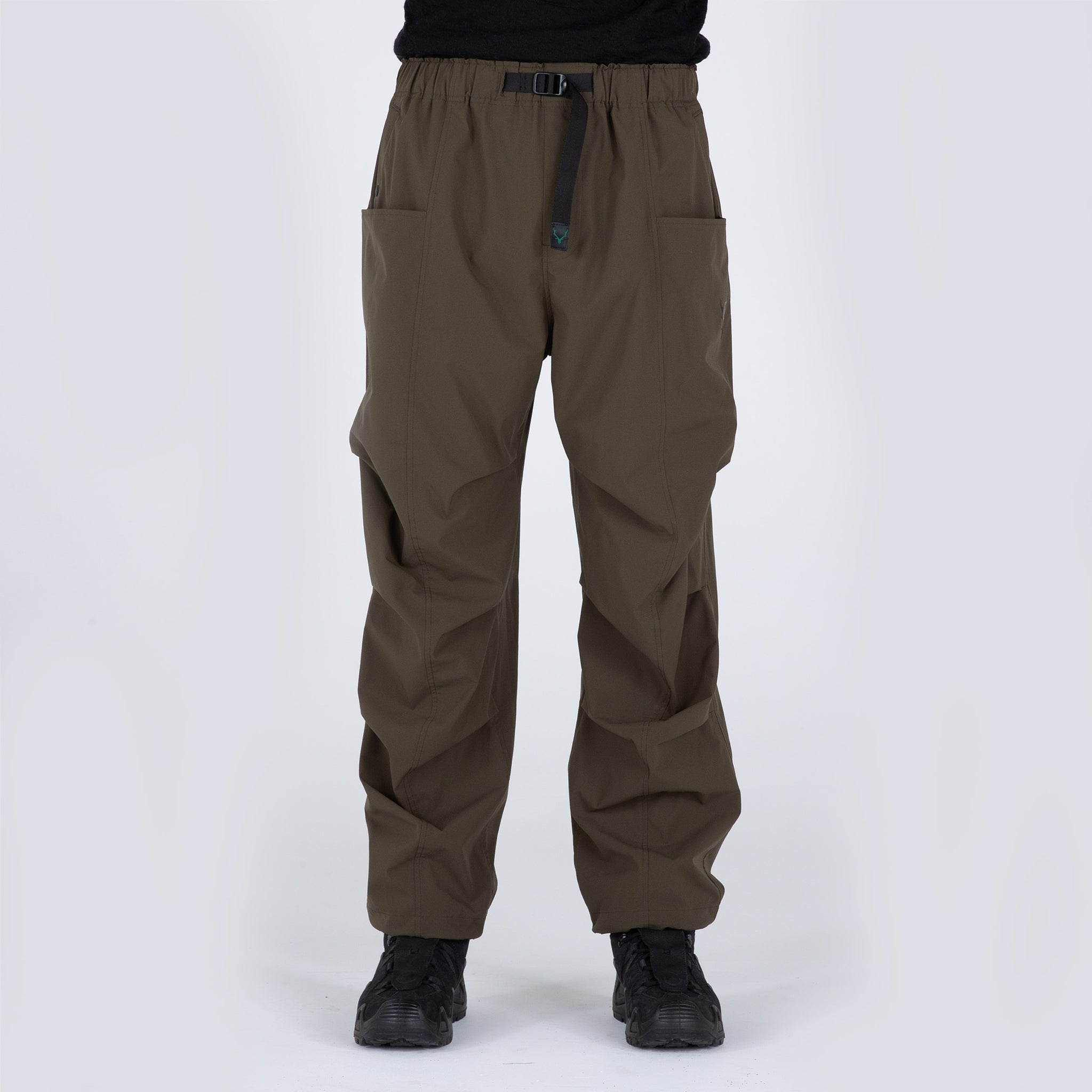 BELTED C.S PANT OLIVE