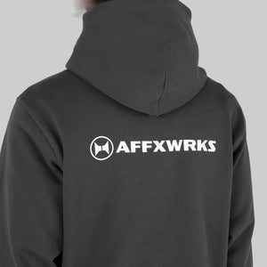 AFFXWRKS HOODIE WASHED BLACK