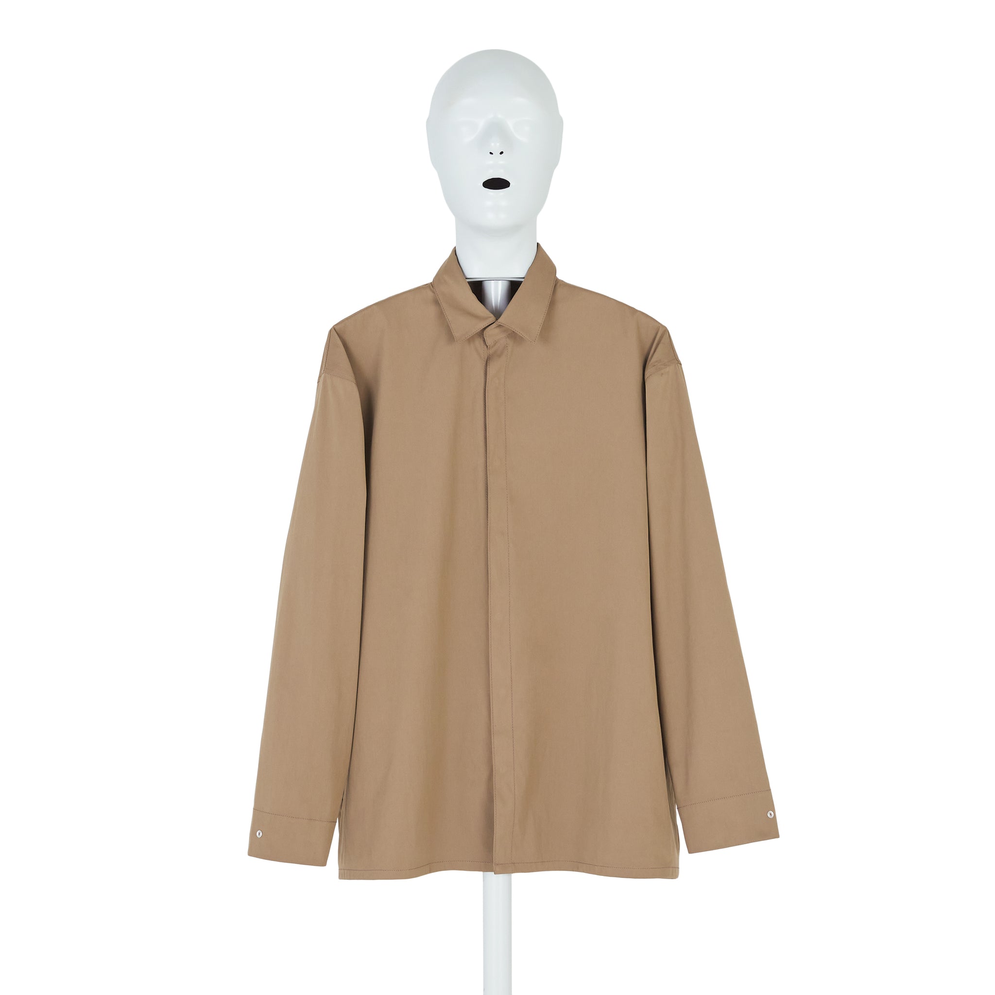 AFFXWRKS WRKS OVERSHIRT KHAKI BROWN