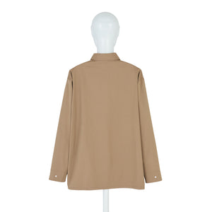 AFFXWRKS WRKS OVERSHIRT KHAKI BROWN