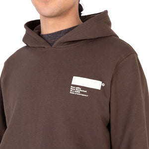 AFFXWRKS STANDARDISED HOODIE OLIVE BROWN/PHOSPHORESCENT