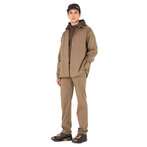 AFFXWRKS WRKS OVERSHIRT KHAKI BROWN