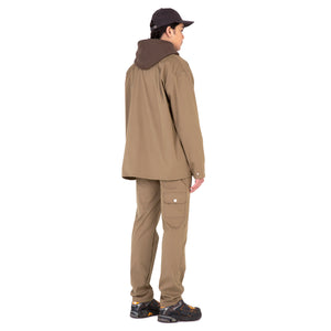 AFFXWRKS WRKS OVERSHIRT KHAKI BROWN