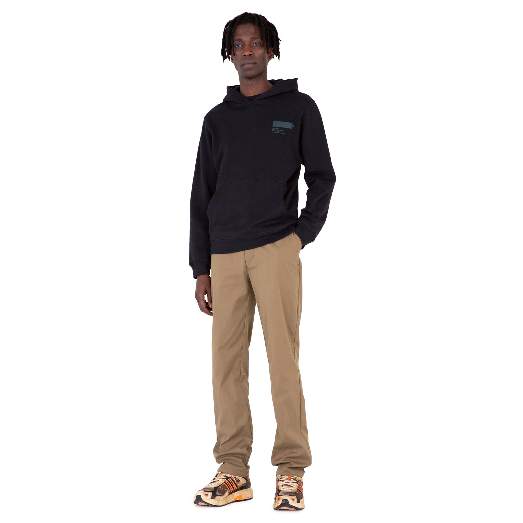 AFFXWRKS STANDARDISED HOODIE BLACK/ALLOY GREEN