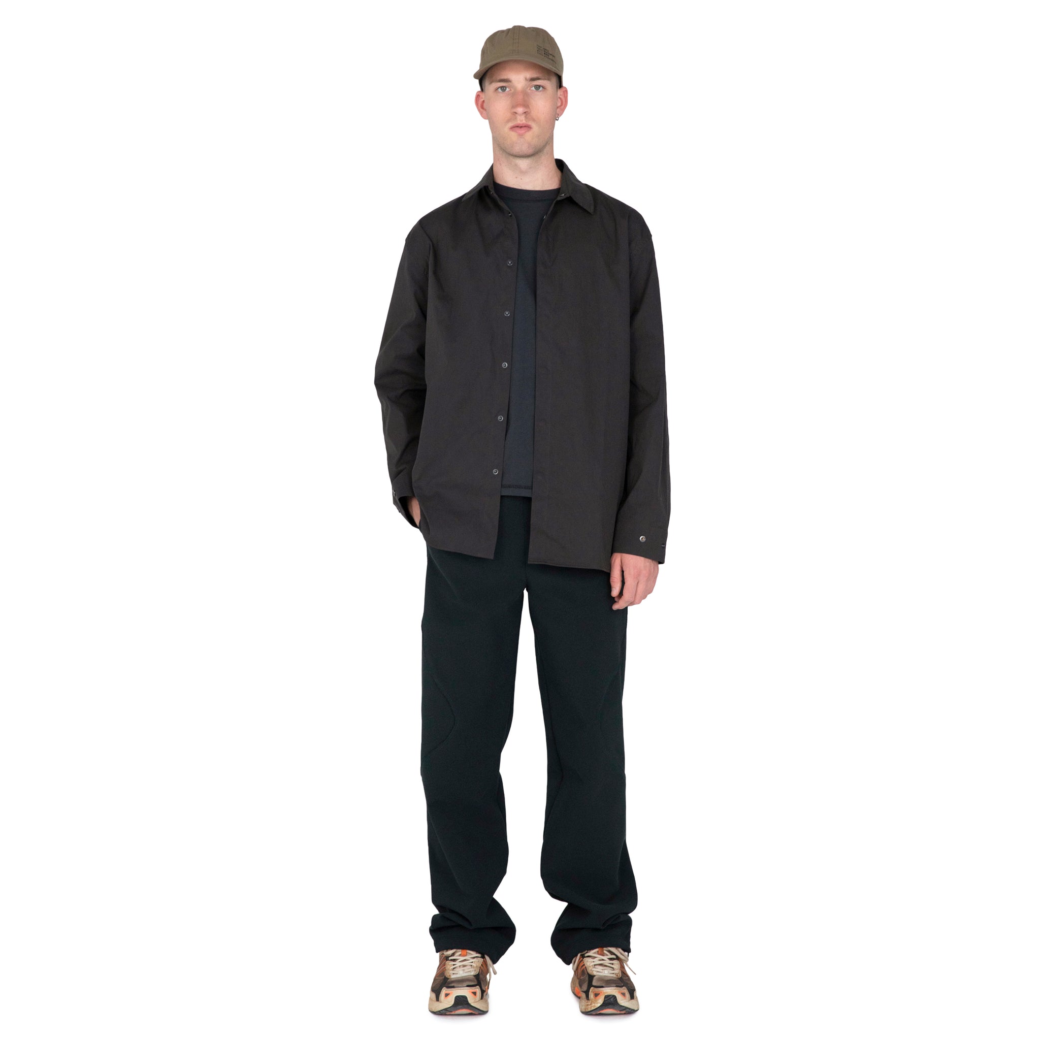 AFFXWRKS WRKS OVERSHIRT GREY BROWN