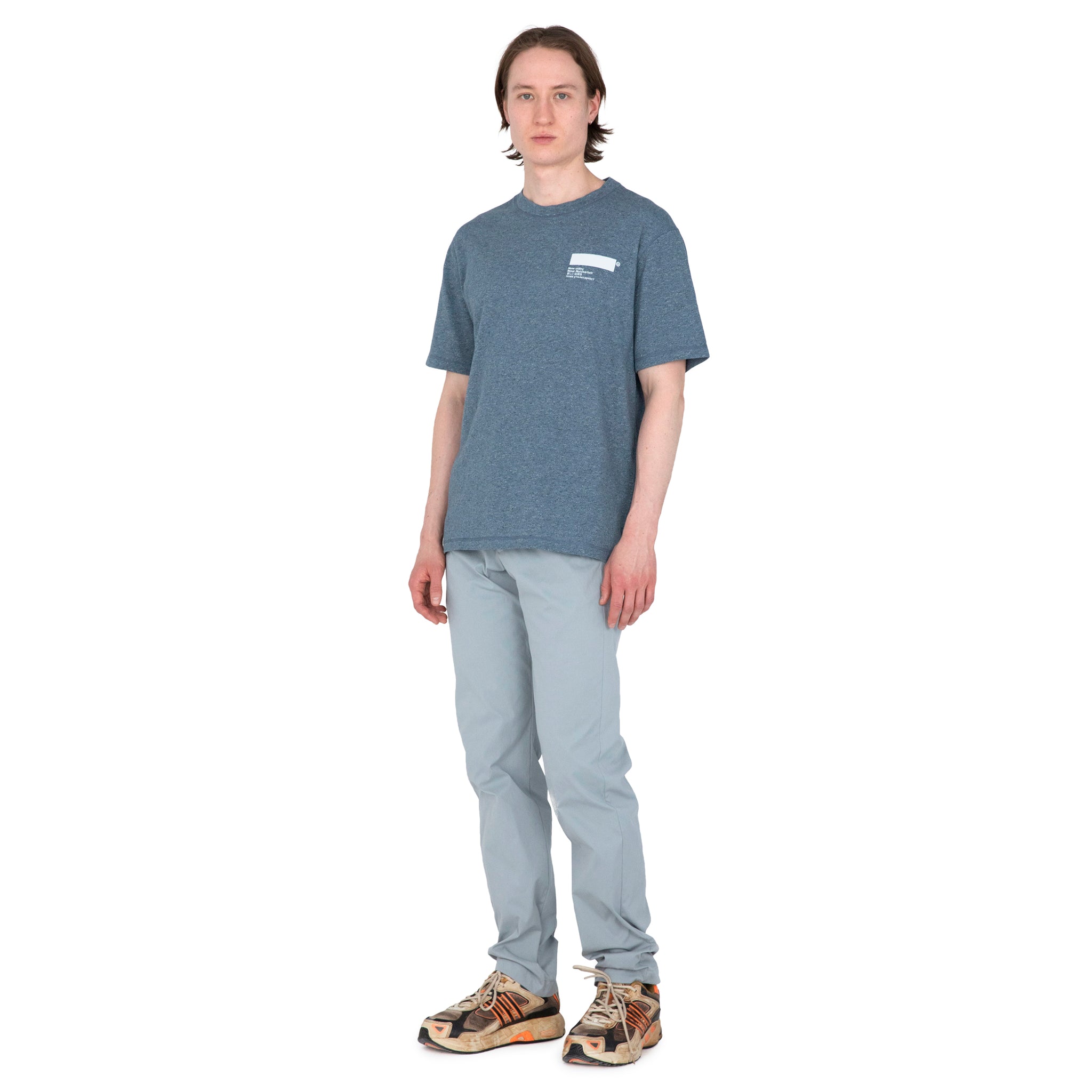 AFFXWRKS STANDARDISED T-SHIRT BLUE MELANGE