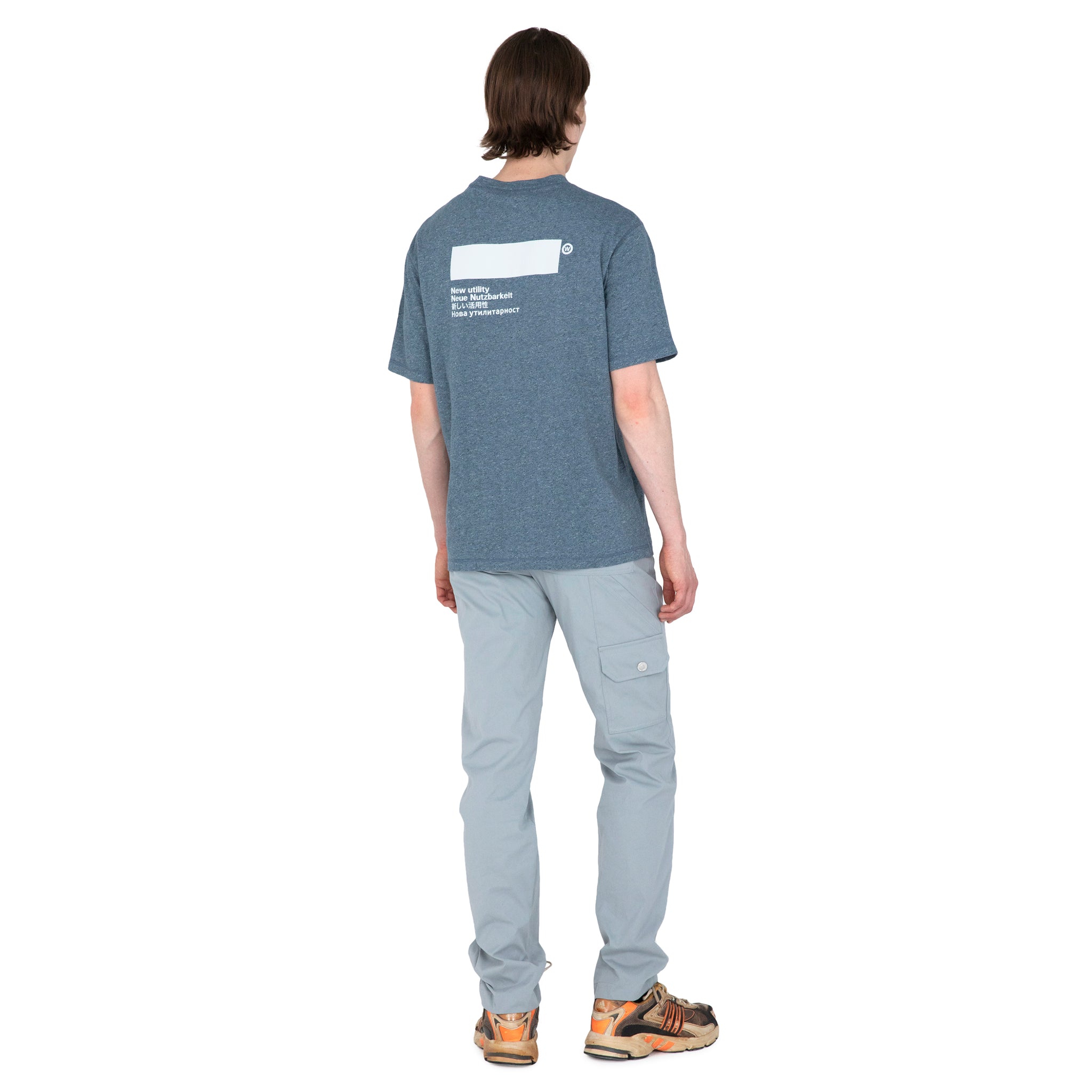 AFFXWRKS STANDARDISED T-SHIRT BLUE MELANGE